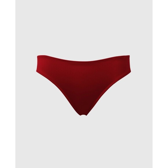 House of Desire Liquid Satin Silky Hipster Panties, Samba Red, Size M - Picture 5 of 7